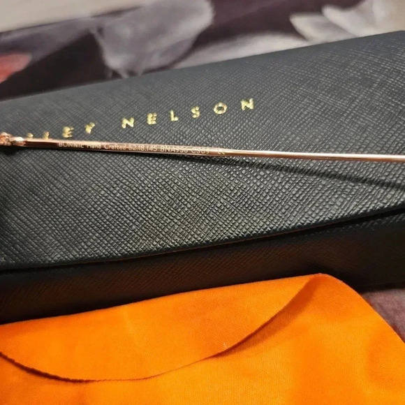 Bailey Nelson | Bonnie Rose Gold Frame Cat Eye Delicate Handcrafted Sunglasses - Picture 10 of 14